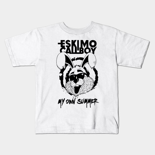 Eskimo Callboy Bunny Kids T-Shirt by Arestration